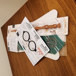 Harry Potter Glasses Wand Tie Bundle